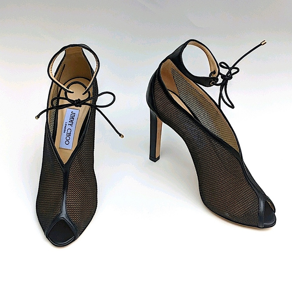 Beautiful Jimmy Choo Sayra 100 Mesh Pumps Size 39